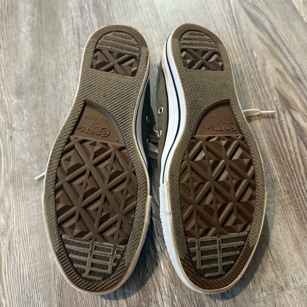Converse Charcoal Canvas Sneakers - Picture 3 of 3